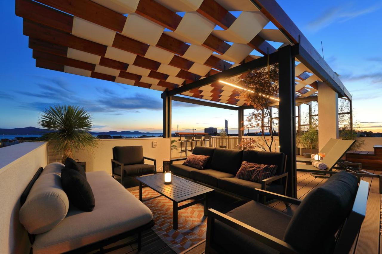 Penthouse Diem - Private Pool With Sea View Zadar Exterior photo