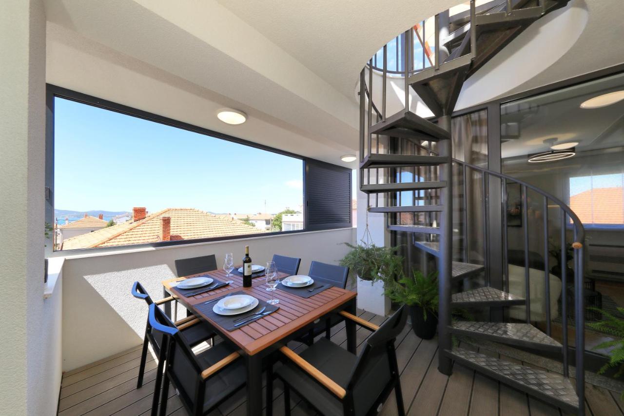 Penthouse Diem - Private Pool With Sea View Zadar Exterior photo